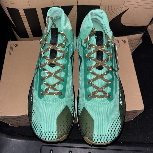 Nike React Pegasus Trail 4 GORE-TEX Spring Green Olive DJ7926-301 Size 8